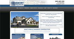 Desktop Screenshot of deventryconstruction.com